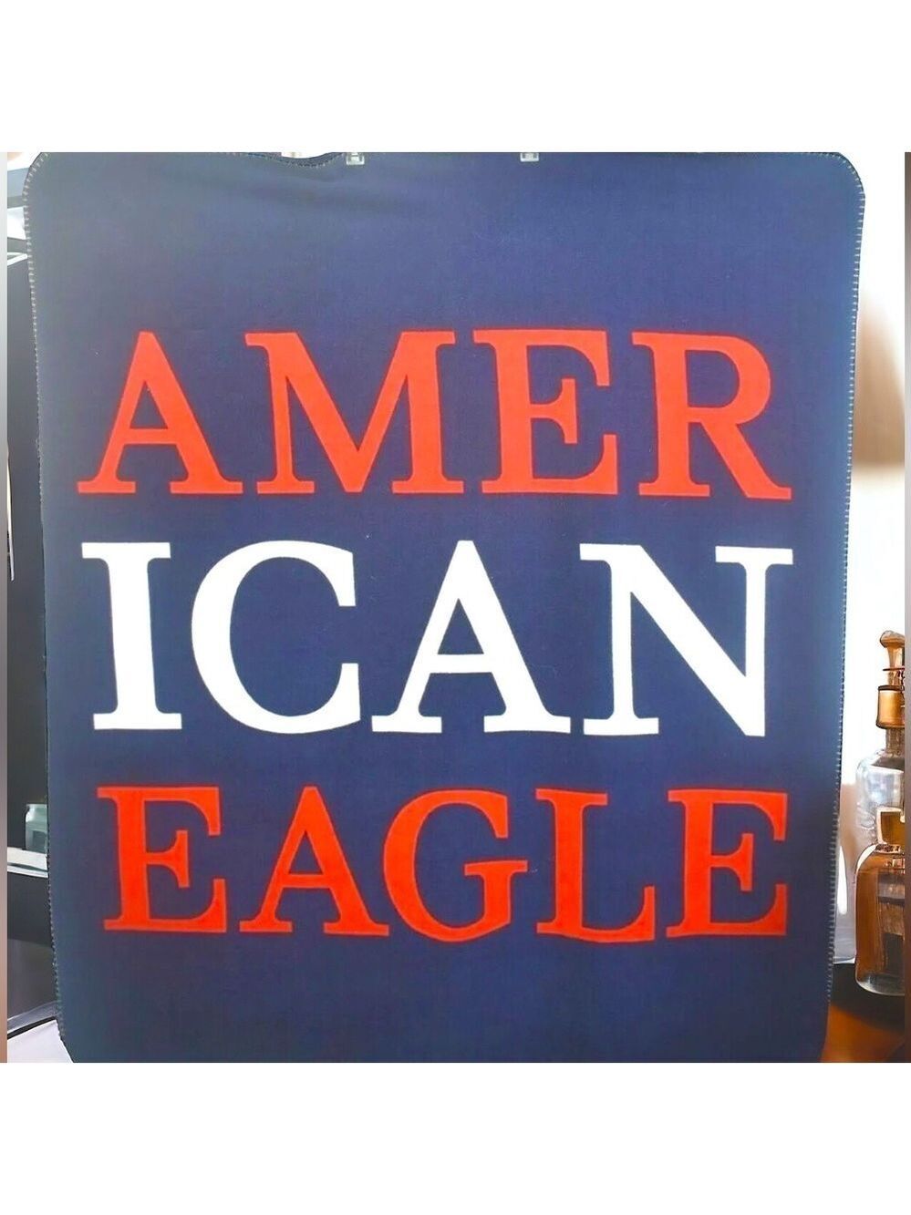 American Eagle Outfitters “I Can” Print Throw Blanket